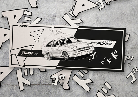 Sticker - AE86 Touge Fighter