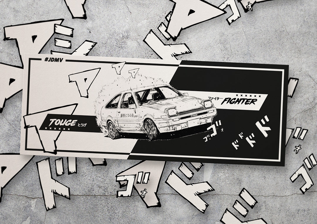 Sticker - AE86 Touge Fighter